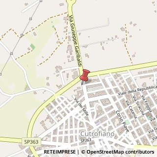 Mappa Strada st. 476, 73010 Cutrofiano, Lecce (Puglia)