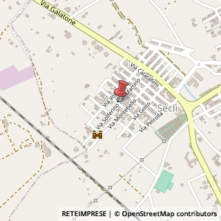 Mappa Via Filippo Turati, snc, 73050 Seclì, Lecce (Puglia)