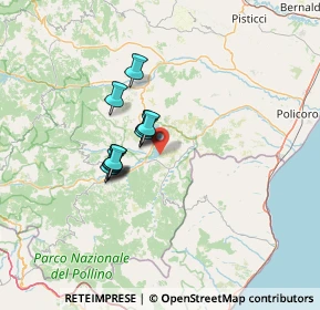 Mappa Contrada Castelmarino, 85038 Senise PZ, Italia (9.75091)