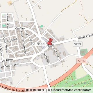 Mappa Via Roma, 45, 73020 Palmariggi, Lecce (Puglia)
