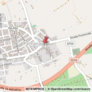 Mappa Via Palma, 4, 73020 Palmariggi, Lecce (Puglia)