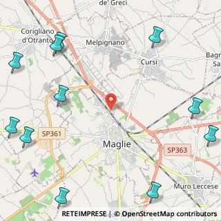 Mappa Lotto 49, 73024 Maglie LE, Italia (3.80091)