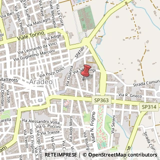 Mappa Via Don Lorenzo Milani, 13, 73040 Aradeo, Lecce (Puglia)