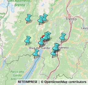 Mappa Via Fabio Filzi, 38062 Arco TN, Italia (9.65615)