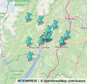 Mappa Via Fabio Filzi, 38062 Arco TN, Italia (9.71692)