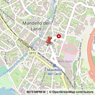 Mappa Via F.lli Pini, 23, 23826 Mandello del Lario, Lecco (Lombardia)