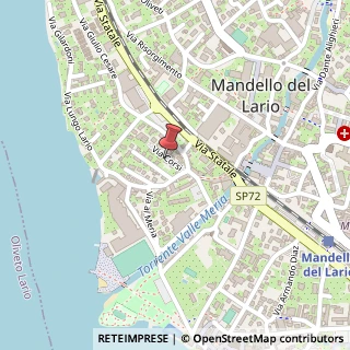 Mappa Via Privata Corsi, 23826 Mandello del Lario, Lecco (Lombardia)