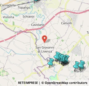 Mappa Strada San Giovanni di Livenza, 33077 Sacile PN, Italia (2.9975)