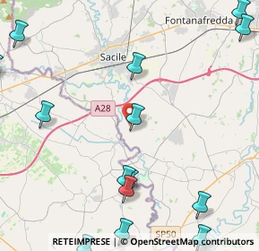 Mappa Strada San Giovanni di Livenza, 33077 Sacile PN, Italia (6.78176)