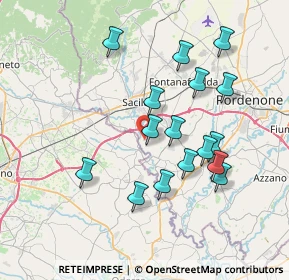 Mappa Strada San Giovanni di Livenza, 33077 Sacile PN, Italia (7.00438)
