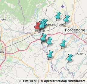 Mappa Strada San Giovanni di Livenza, 33077 Sacile PN, Italia (5.32357)