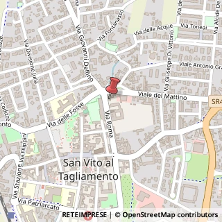 Mappa Via Roma, 48, 33078 San Vito al Tagliamento, Pordenone (Friuli-Venezia Giulia)