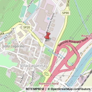 Mappa Via Antonio Pesenti, 2, 38060 Villa Lagarina, Trento (Trentino-Alto Adige)