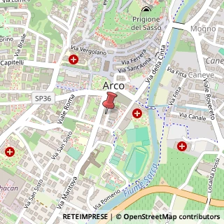 Mappa Via Bruno Galas, 12, 38062 Arco, Trento (Trentino-Alto Adige)