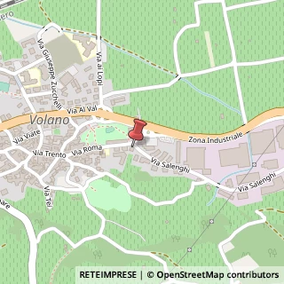 Mappa Via Salenghi, 4, 38060 Volano, Trento (Trentino-Alto Adige)