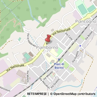 Mappa Via Nazionale, 50, 25052 Piamborno BS, Italia, 25052 Piancogno, Brescia (Lombardia)
