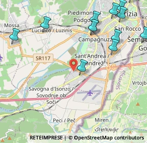 Mappa Via Giuseppe Ressel, 34170 Gorizia GO, Italia (2.83846)