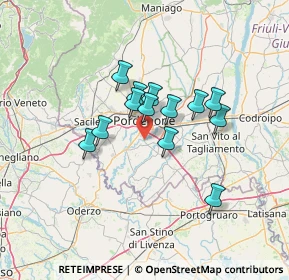 Mappa Via Passo, 33082 Corva PN, Italia (9.90538)