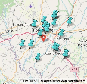 Mappa Via Passo, 33082 Corva PN, Italia (6.6095)