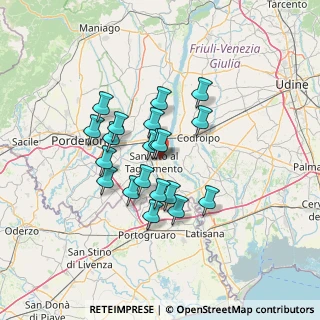Mappa Piazza 4 Novembre, 33078 San Vito al Tagliamento PN, Italia (10.5185)