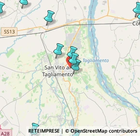 Mappa Via Adamello, 33078 San Vito al Tagliamento PN, Italia (5.9375)