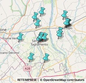 Mappa Via Adamello, 33078 San Vito al Tagliamento PN, Italia (6.29722)
