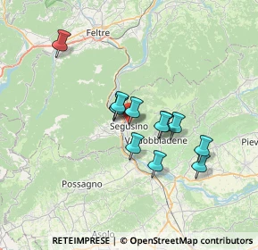 Mappa Piazza Roma, 31040 Segusino TV, Italia (5.14083)