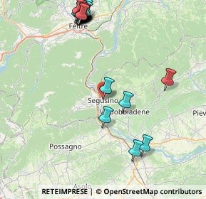 Mappa Piazza Roma, 31040 Segusino TV, Italia (10.192)