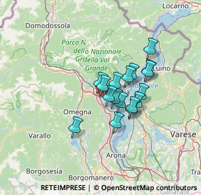 Mappa Strada Nazionale Sempione Feriolo Nord, 28831 Baveno VB, Italia (9.27824)