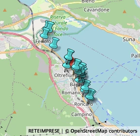 Mappa Strada Nazionale Sempione Feriolo Nord, 28831 Baveno VB, Italia (1.179)