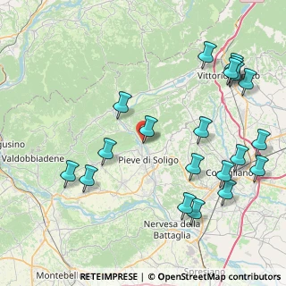 Mappa Via Roma, 31053 Pieve di Soligo TV, Italia (10.0675)