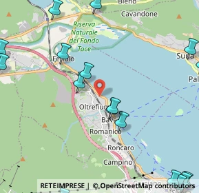 Mappa Strada Nazionale Sempione Oltrefiume, 28831 Baveno VB, Italia (3.3785)