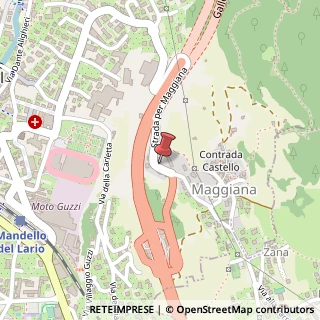 Mappa Via Per Maggiana, 20/b, 23826 Mandello del Lario, Lecco (Lombardia)