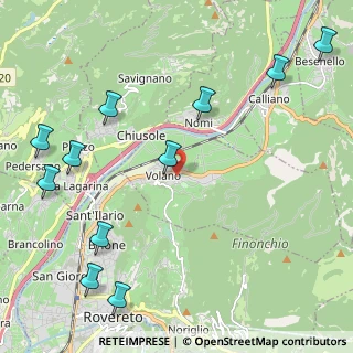 Mappa 38060 Volano TN, Italia (2.80091)