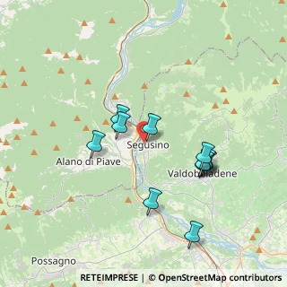 Mappa Via Codalunga, 31040 Segusino TV, Italia (3.42182)