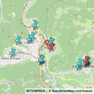 Mappa Via Codalunga, 31040 Segusino TV, Italia (2.3895)