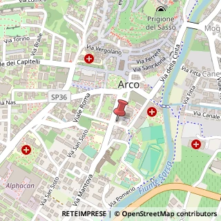 Mappa Via Bruno Galas, 3, 38062 Arco, Trento (Trentino-Alto Adige)