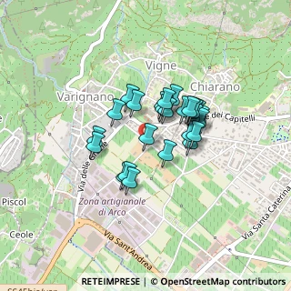 Mappa Via Gobbi, 38062 Arco TN, Italia (0.3)