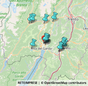 Mappa Via Gobbi, 38062 Arco TN, Italia (9.296)