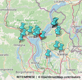 Mappa Lungolago de Angeli, 21014 Laveno-Mombello VA, Italia (11.33706)