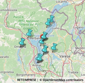 Mappa Lungolago de Angeli, 21014 Laveno-Mombello VA, Italia (10.63786)