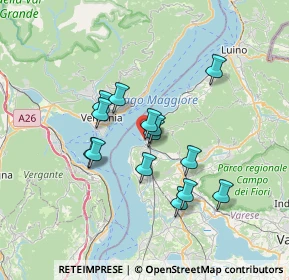 Mappa Lungolago de Angeli, 21014 Laveno-Mombello VA, Italia (5.56714)