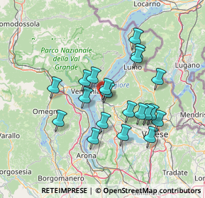 Mappa Via Mazzini, 21014 Laveno-Mombello VA, Italia (12.383)