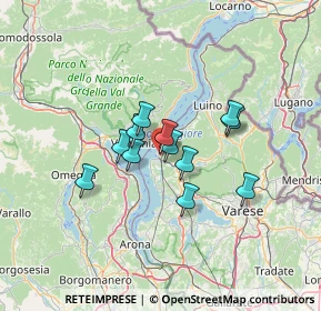 Mappa Via Mazzini, 21014 Laveno-Mombello VA, Italia (9.19917)
