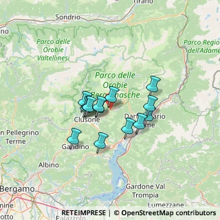 Mappa Via Sant'Antonio, 24020 Castione della Presolana BG, Italia (9.55)