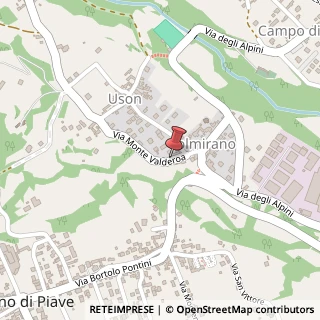 Mappa Via Monte Grappa, 1, 32031 Alano di Piave, Belluno (Veneto)