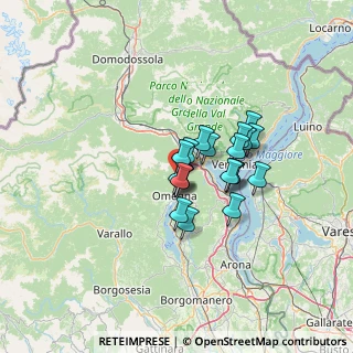 Mappa Via Guglielmo Marconi, 28881 Casale Corte Cerro VB, Italia (8.717)