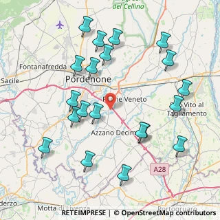 Mappa Via della Piantalonga, 33080 Fiume Veneto PN, Italia (8.841)