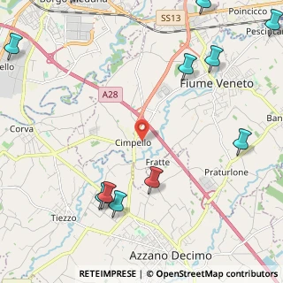 Mappa Via della Piantalonga, 33080 Fiume Veneto PN, Italia (3.21182)