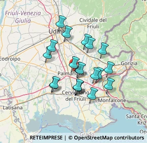 Mappa Via Olanda, 33057 Palmanova UD, Italia (10.795)